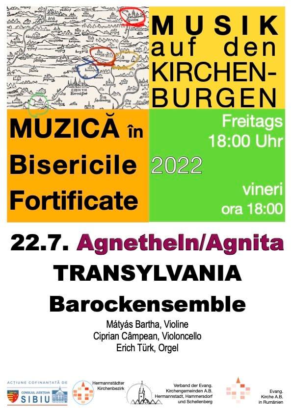 „Muzică în Bisericile Fortificate” ajunge și la Agnita