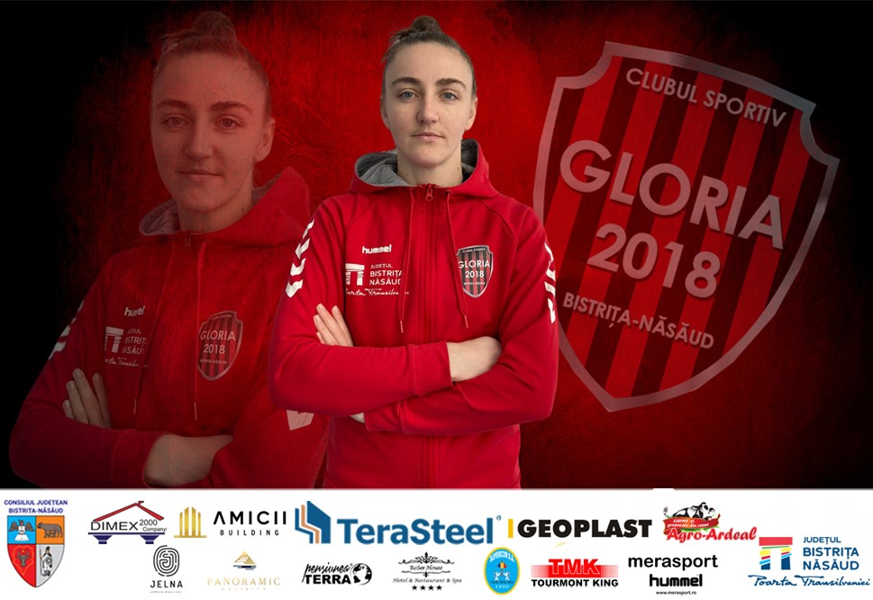 Natalia Munteanu este noul portar al echipei de fotbal CS Gloria 2018 Bistrița-Năsăud