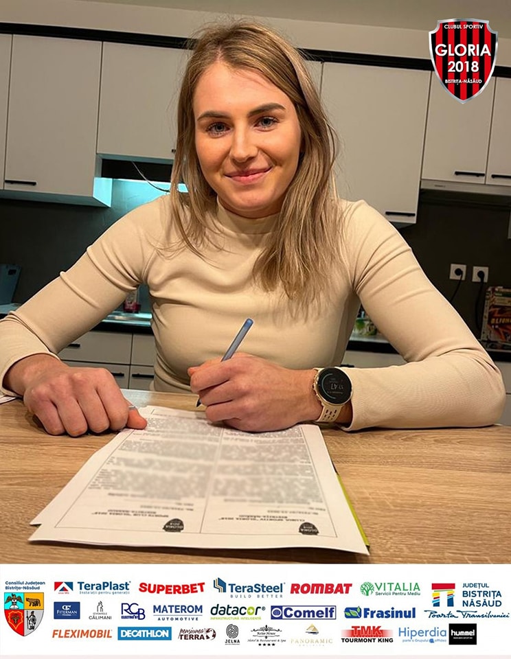 Natalia Nosek a semnat cu Gloria 2018 Bistrița
