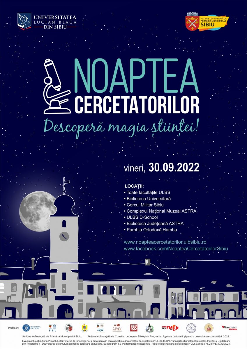„Noaptea Cercetătorilor” la Sibiu