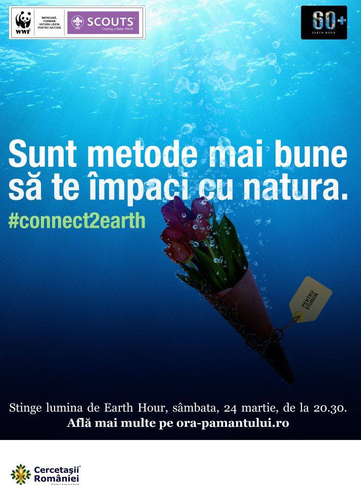 ”Ora Pământului” stinge lumina la Deva, sâmbătă seara