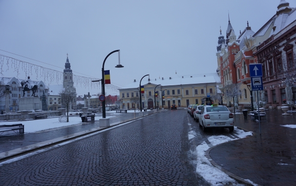 Deszăpezire la primele ore ale dimineţii în Oradea