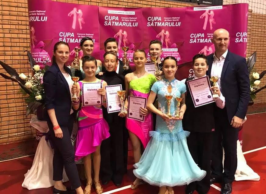 Prodance 2000 Baia Mare, de 10 ori pe podium la Cupa Sătmarului