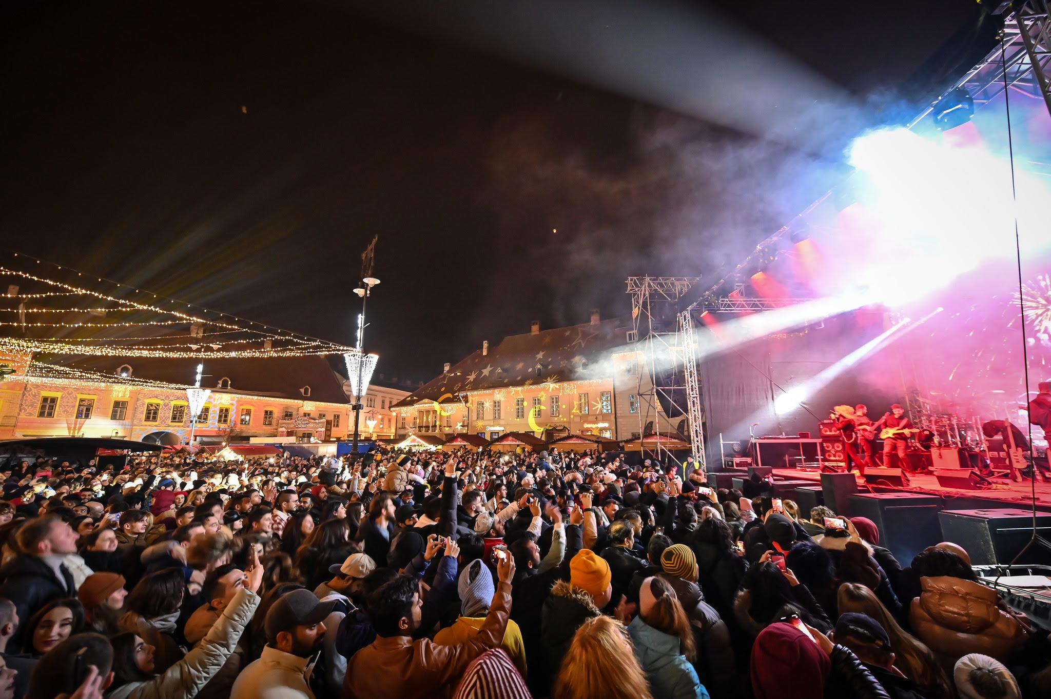 Revelion în aer liber la Sibiu