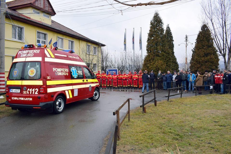 Ambulanță nouă pentru SMURD Copșa Mică