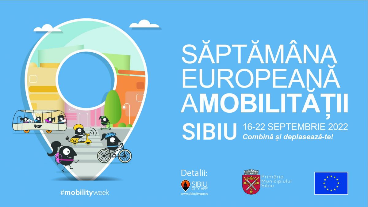 Sibiul va participa și în 2022 la programul Săptămâna Europeană a Mobilității