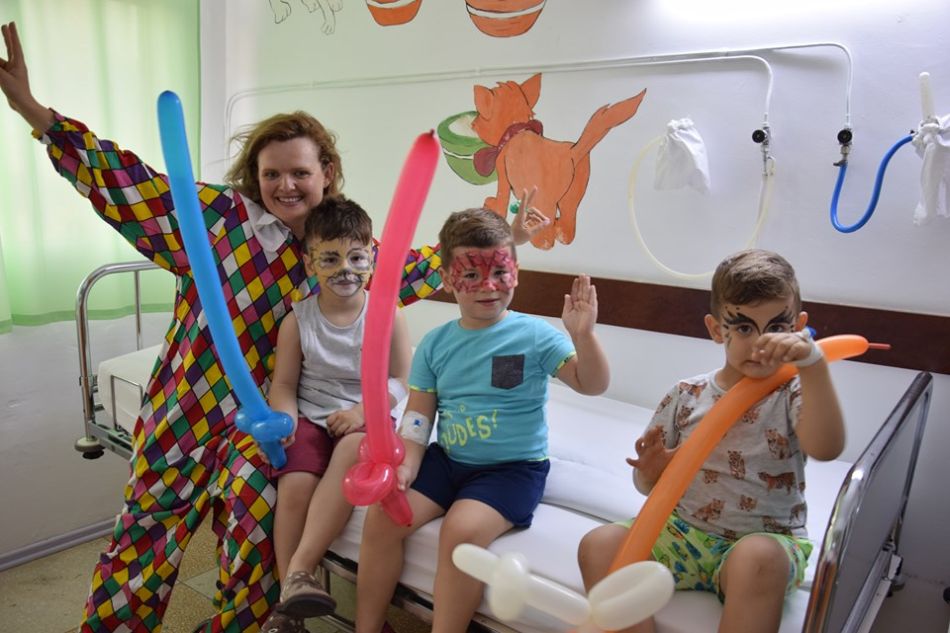 Petrecere pentru copiii internați în cadrul secției de Pediatrie a Spitalului Județean de Urgență Alba Iulia