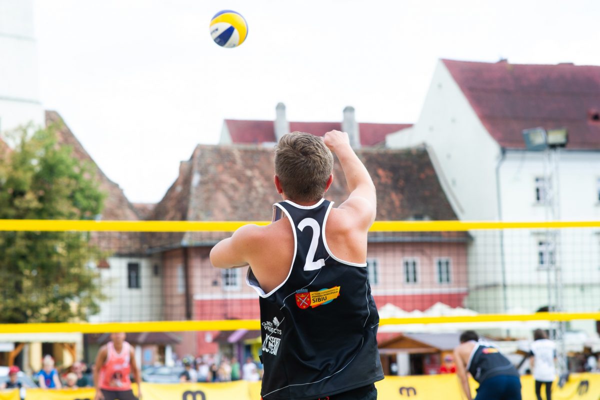 Meciuri de volei pe plajă din cadrul celei de-a IX-a ediții Sibiu Sands