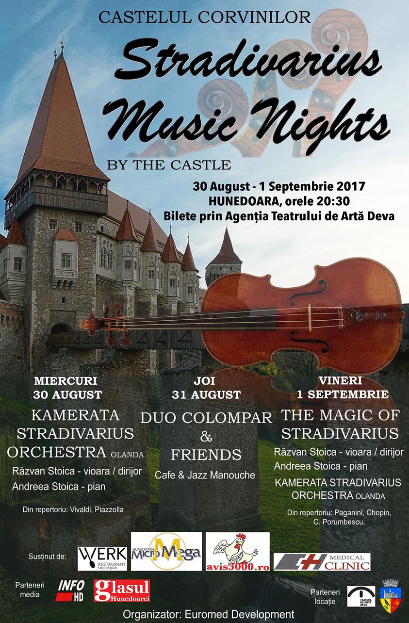 Stradivarius Music Nights by the Castle (Hunedoara, 30 august-1 septembrie)