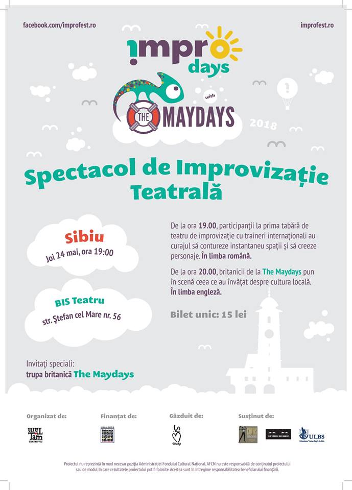 Tabăra de creație și improvizație teatrală organizată la Sibiu