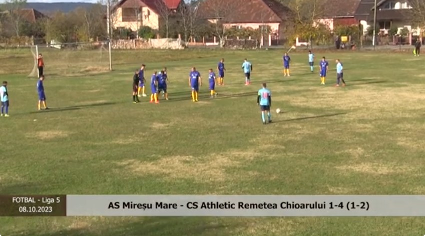 LIGA 5: AS Mireșu Mare – CS Athletic Remetea Chioarului 1-4 (VIDEO)