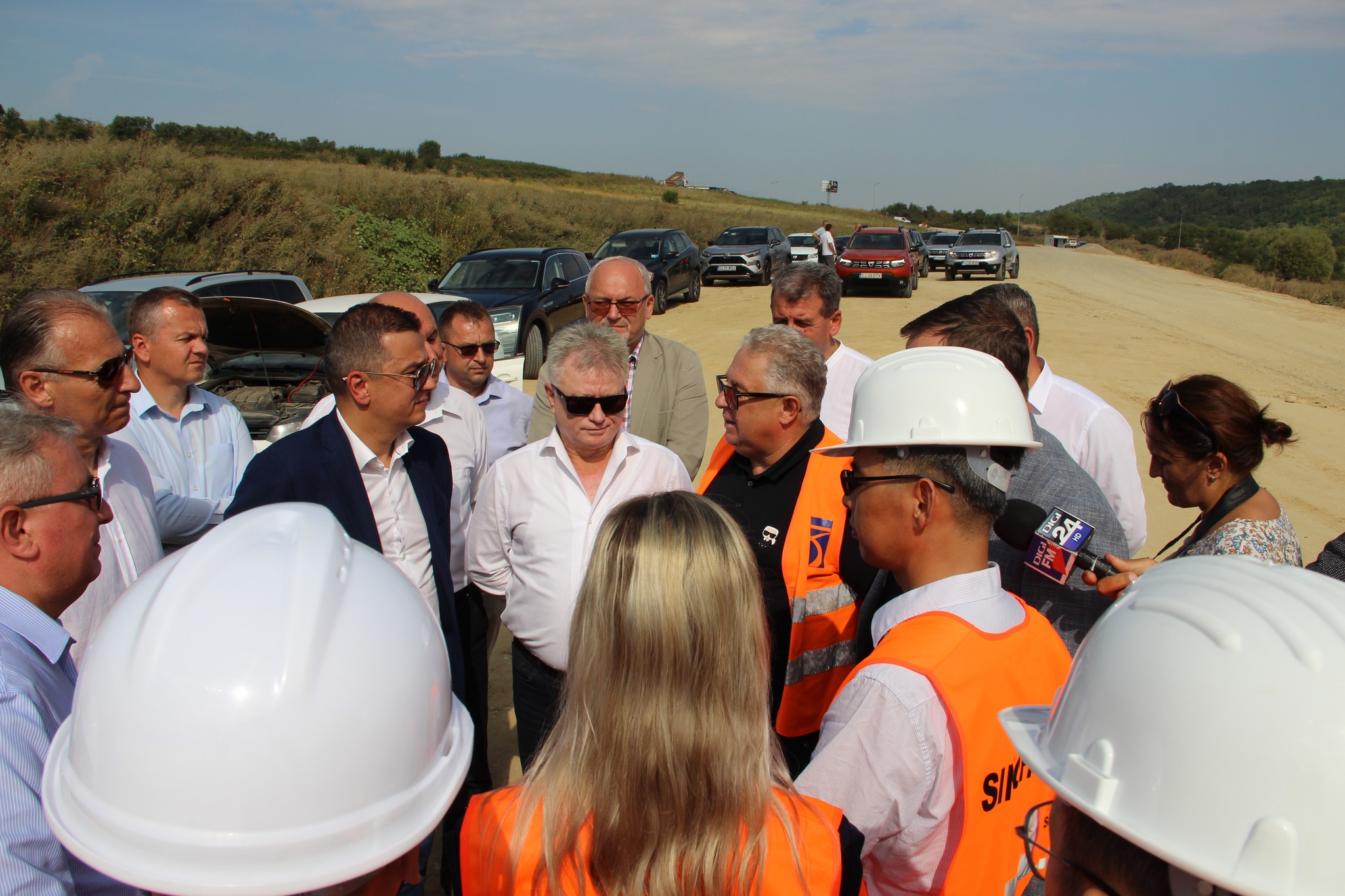 Ministrul Sorin Grindeanu, vizită în teren pe Varianta de ocolire a municipiului Zalău