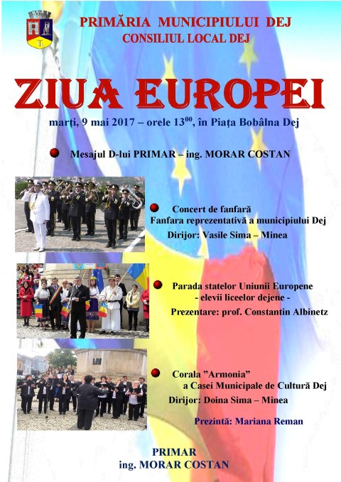 Ziua Europei, sărbătorită marţi la Dej