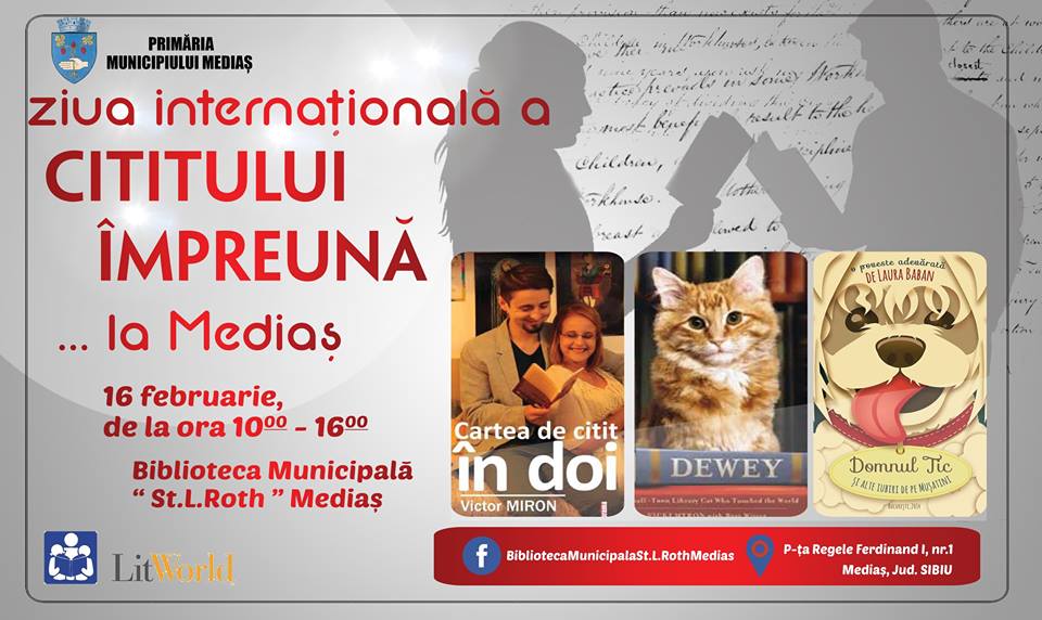 Ziua Internațională a Cititului Împreună, celebrată la Mediaș