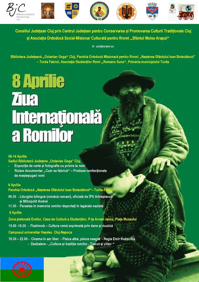 Manifestări dedicate zilei de 8 aprilie, Ziua Internațională a Romilor, în județul Cluj
