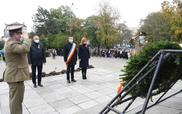 Ziua orașului Oradea, marcată la Monumentul Ostaşului Român