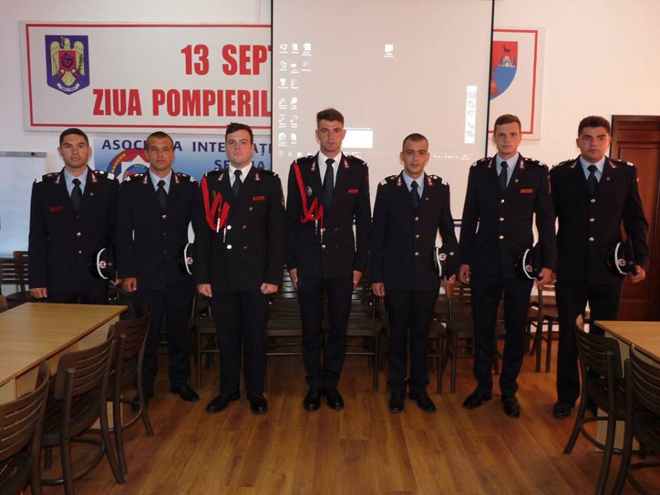 Șapte absolvenți ai instituțiilor militare de învățământ, promoția 2017, angajați la ISU Maramureș