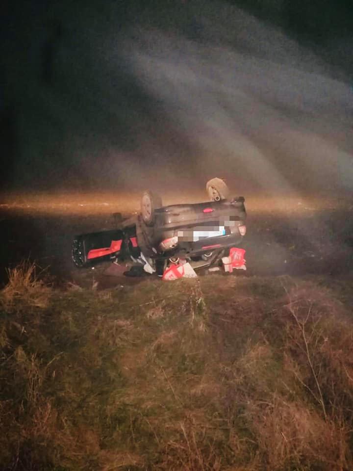 Accident la ieșire din Carei