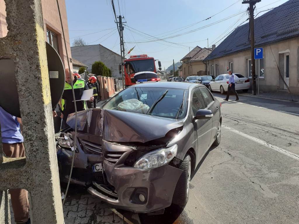 Accident produs în Dej