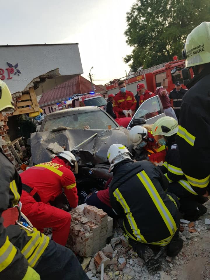Accident grav produs în Satu Mare