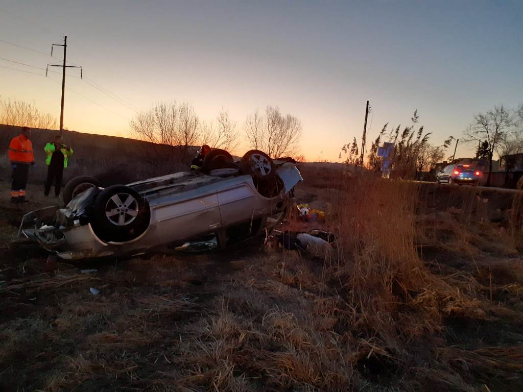 Accident rutier petrecut la ieșire din localitatea Șaula