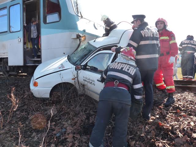 Accident feroviar la Țicău. Nu au existat răniți
