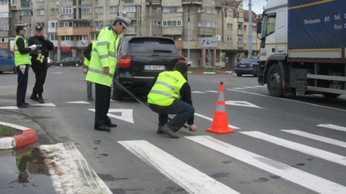 Minoră lovită pe trecerea de pietoni de către un șofer băut