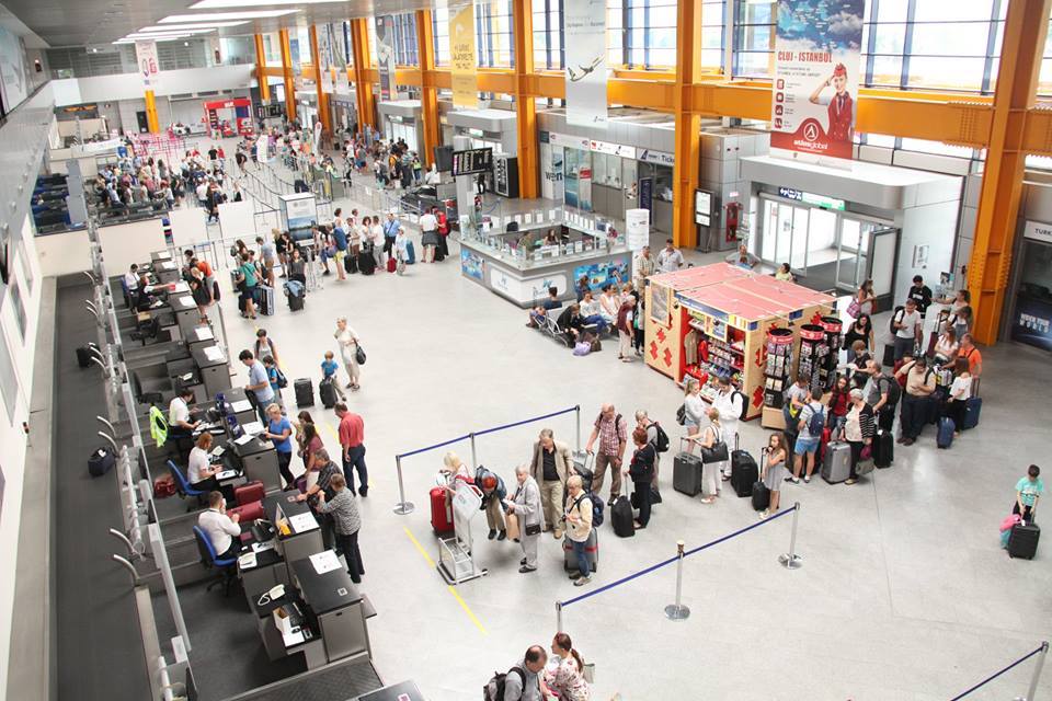 Record de pasageri înregistrat ieri pe Aeroportul Internațional „Avram Iancu” Cluj