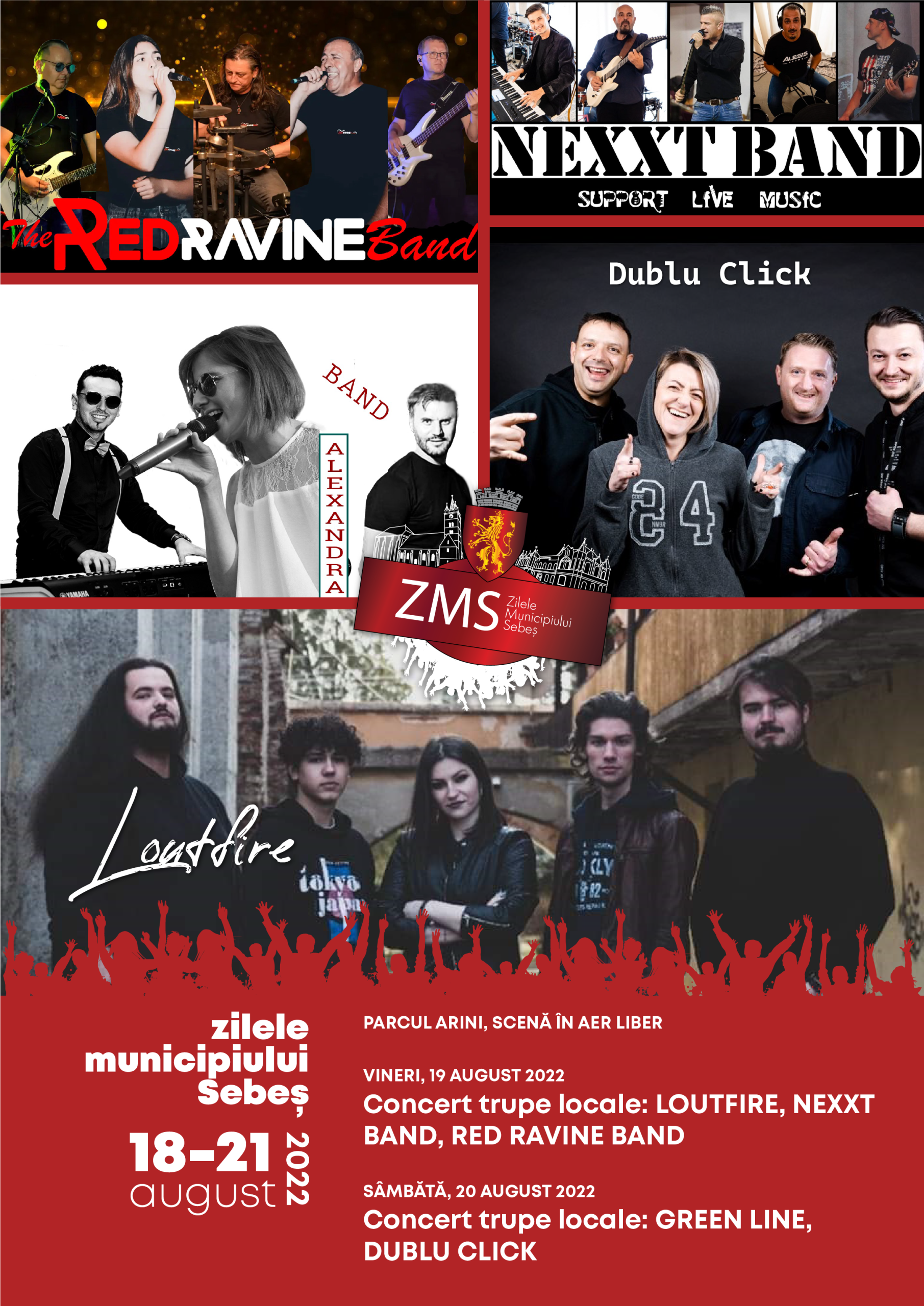 ZILELE SEBEȘULUI 2022 – PROGRAMUL DE SÂMBĂTĂ, 20 AUGUST 2022: LOU BEGA, EMAA, BRUJA, SASHA LOPEZ, MANUEL RIVA, PE SCENA DIN PARCUL ARINI
