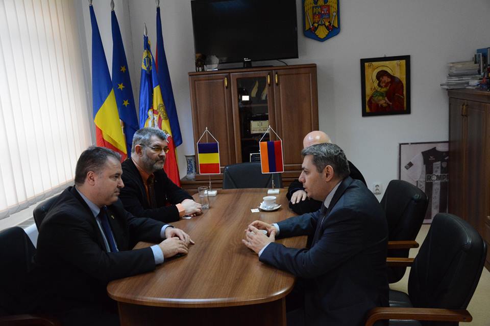 Noul Ambasador al Republicii Armenia, în vizită la Consiliul Județean Cluj