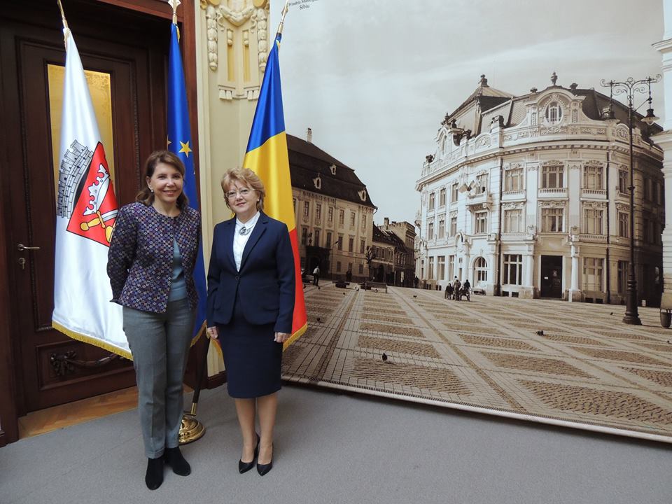 Ambasadorul Franței, în vizită la Sibiu