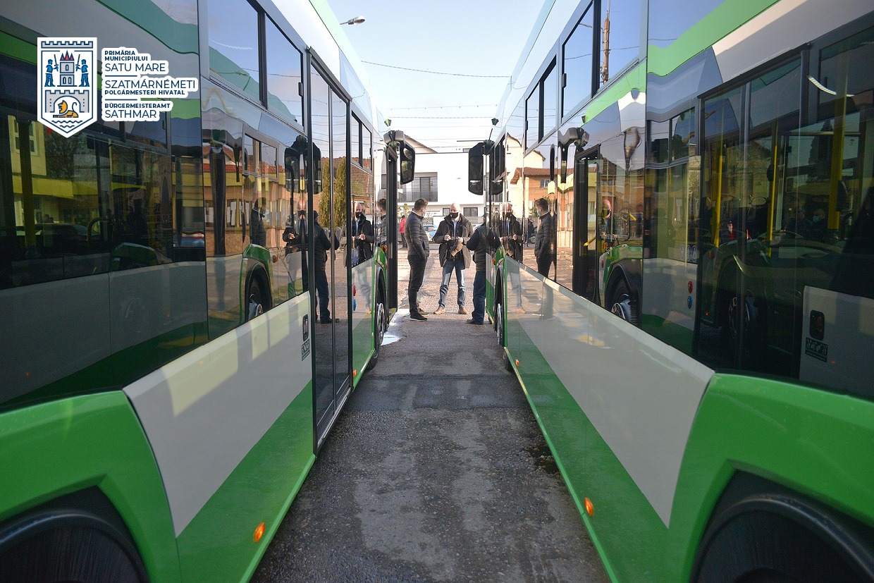 Continuă modernizarea transportului public din Satu Mare