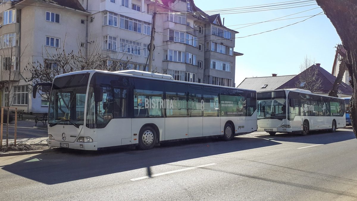 Modificarea ale traseelor mijloacelor de transport în comun în Bistrița, din cauza lucrărilor de canalizare