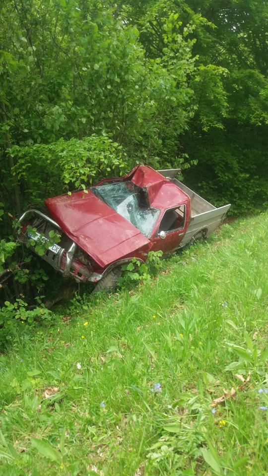 Un autoturism de teren s-a răsturnat într-o prăpastie, între Parva și Sângeorz Băi