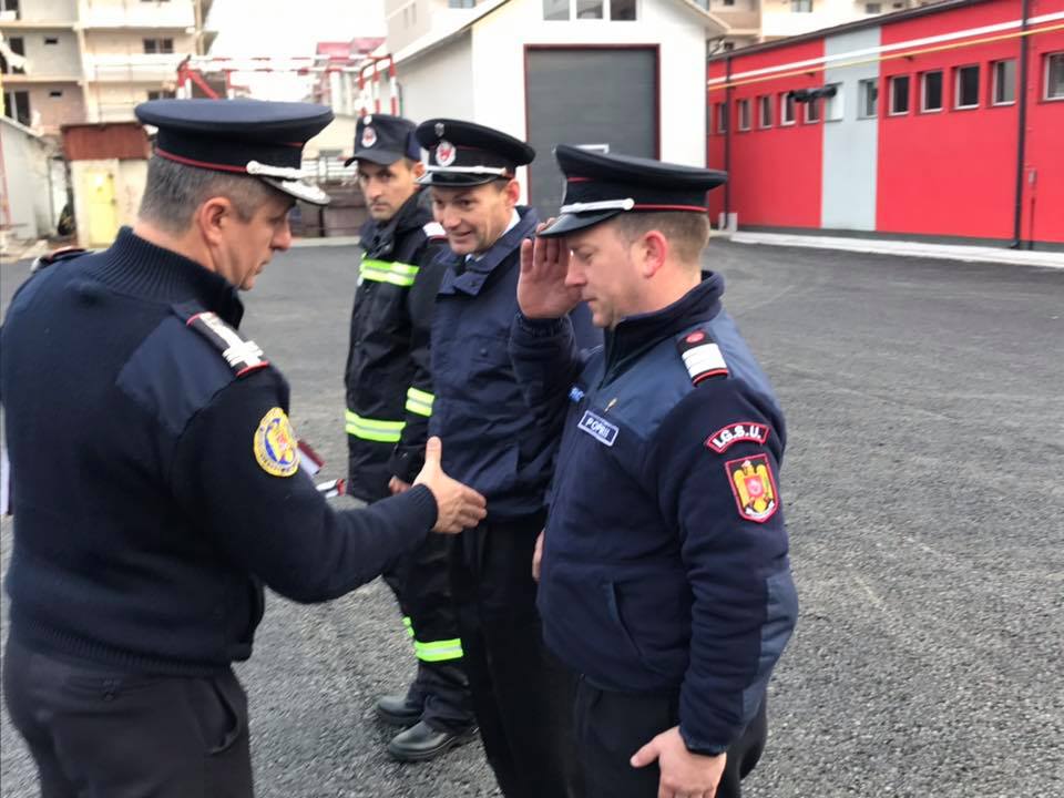 Avansări în grad la ISU Bistrița-Năsăud