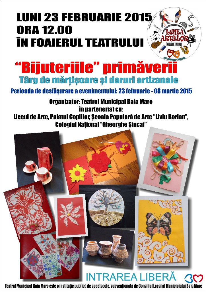 Lunea Artelor la Teatrul Municipal Baia Mare: „Bijuteriile” primăverii