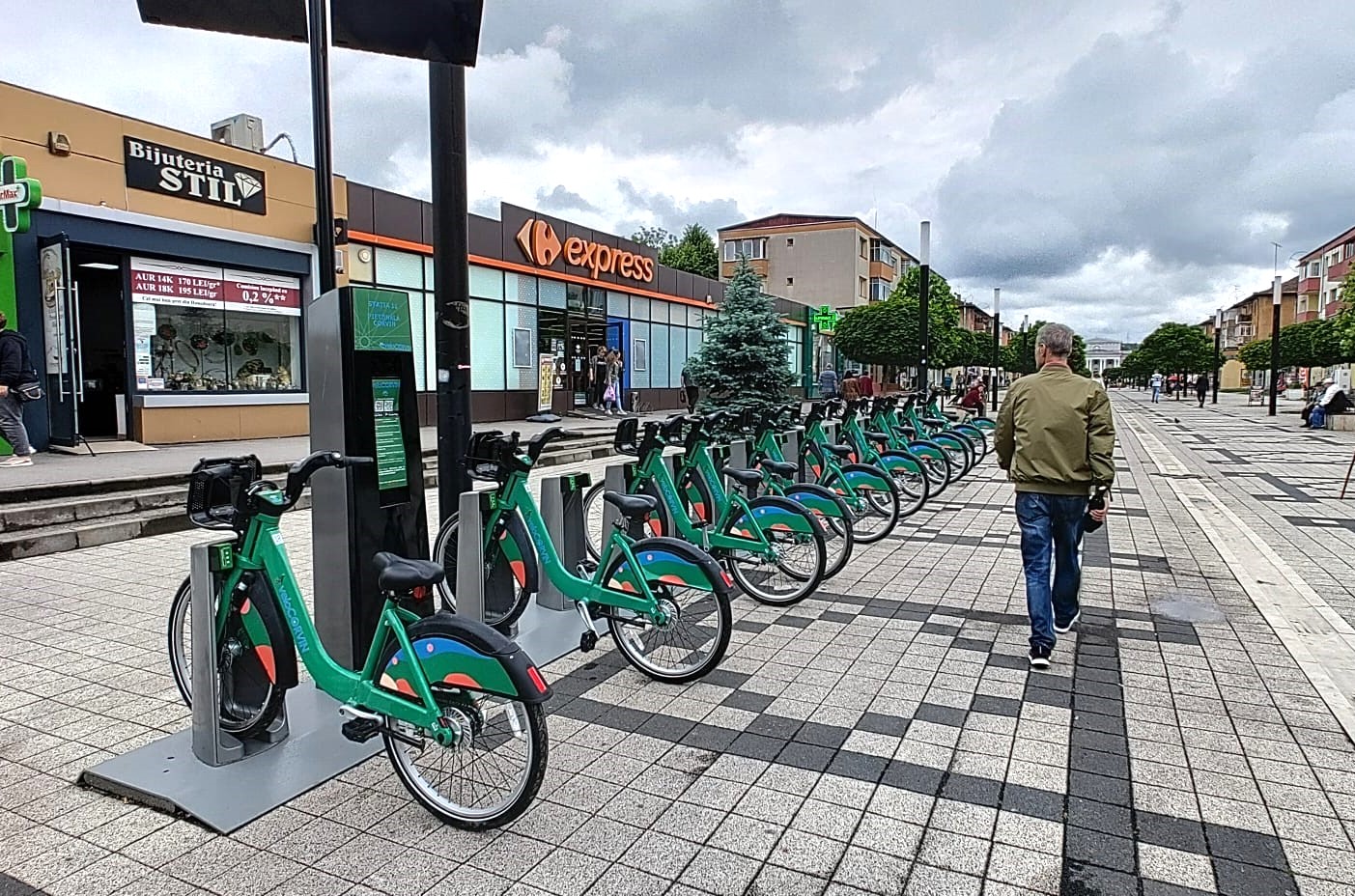 Sistemul de bike sharing, testat în municipiul Hunedoara