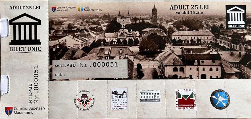 Biletul Unic de vizitare a tuturor muzeelor din Baia Mare