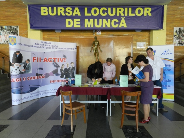 Bursă generală a locurilor de muncă organizată de AJOFM Mramureș