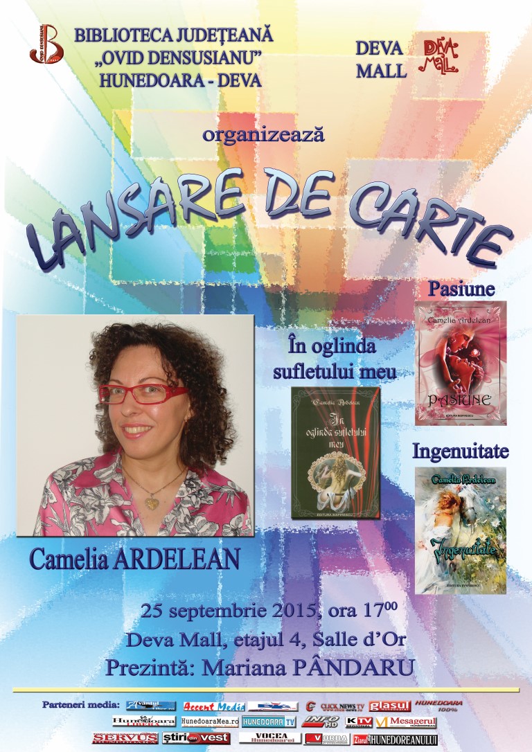 Deva: Triplă lansare de carte (25 septembrie, ora 17)