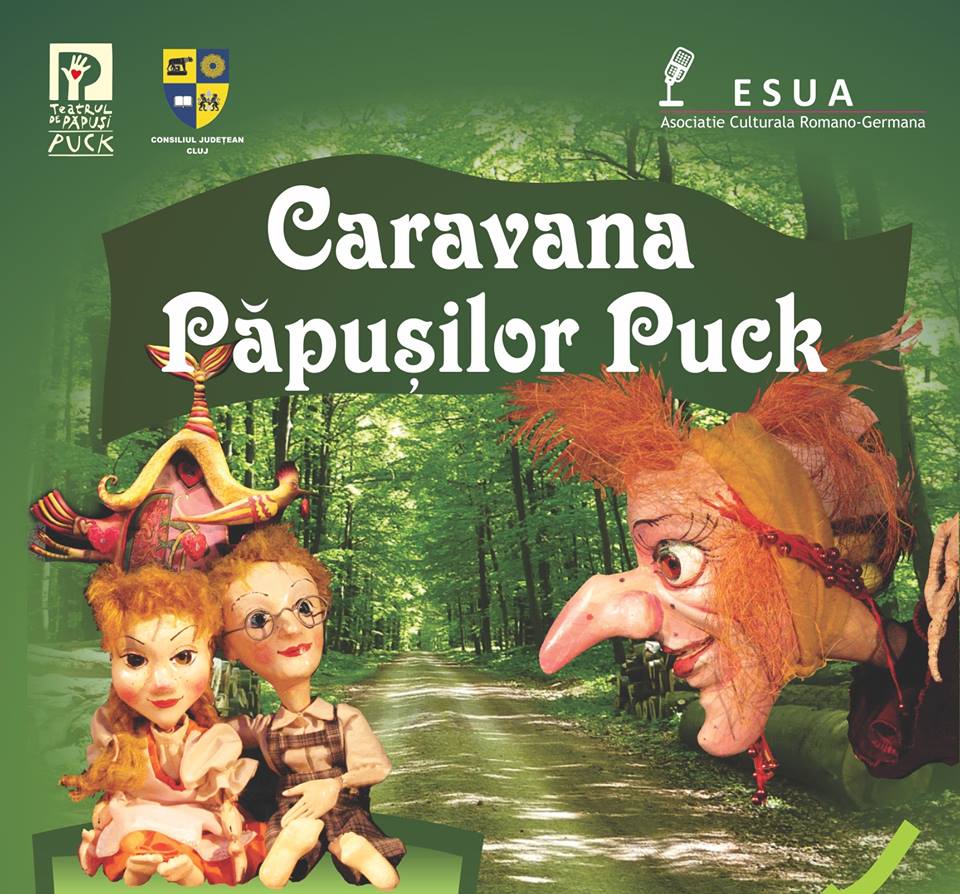Caravana Păpuşilor Puck ajunge în comunele Buza, Gilău, Floreşti şi Beliş