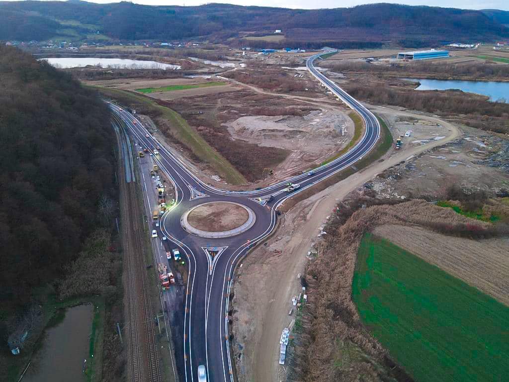Centura ocolitoare a orașului Beclean este finalizată
