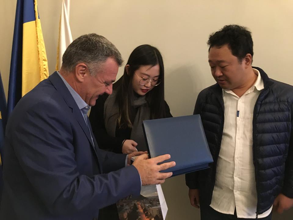 Întâlnire româno-chineză la Primăria Deva