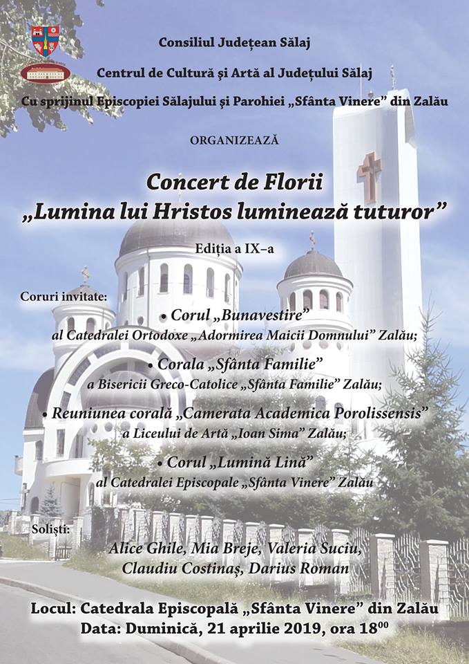 Concert de Florii la Catedrala Episcopală din Zalău