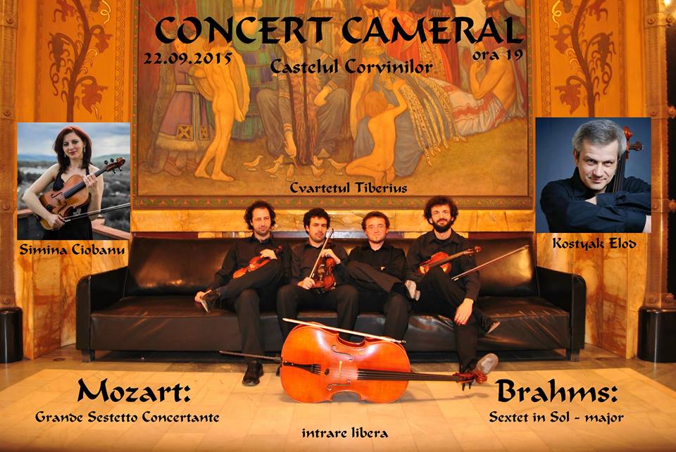 Concert de muzică de cameră la Castelul Corvinilor