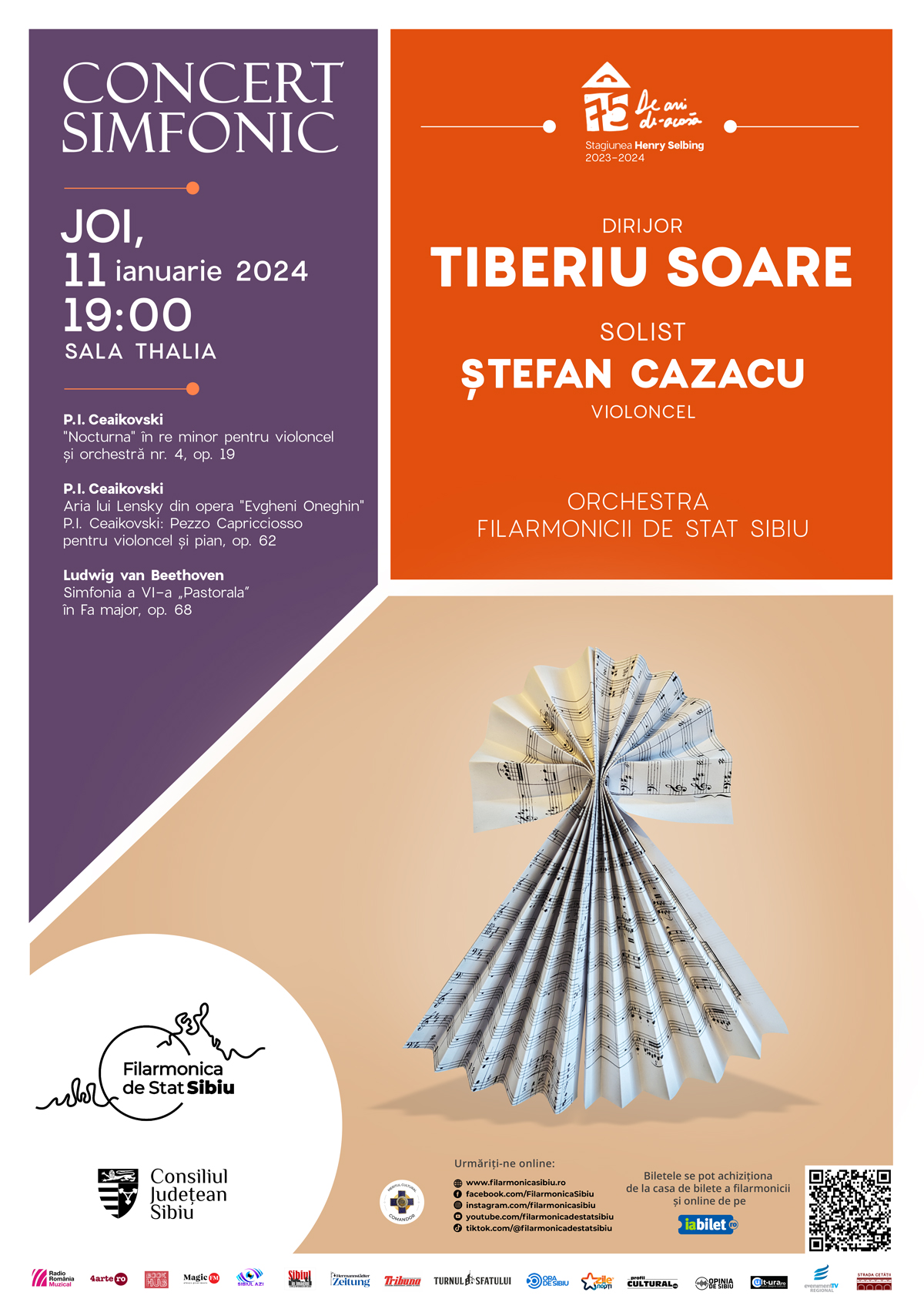 Primul concert din 2024 la Filarmonica de Stat Sibiu
