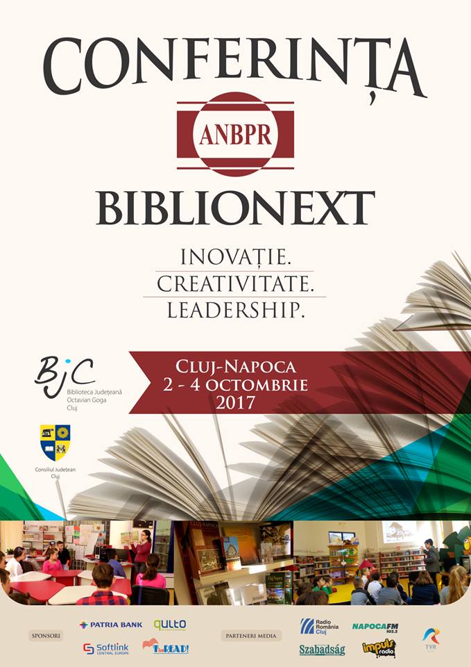 Conferința Națională Biblionext ,,Inovație. Creativitate. Leadership” se desfășoară la Cluj Napoca