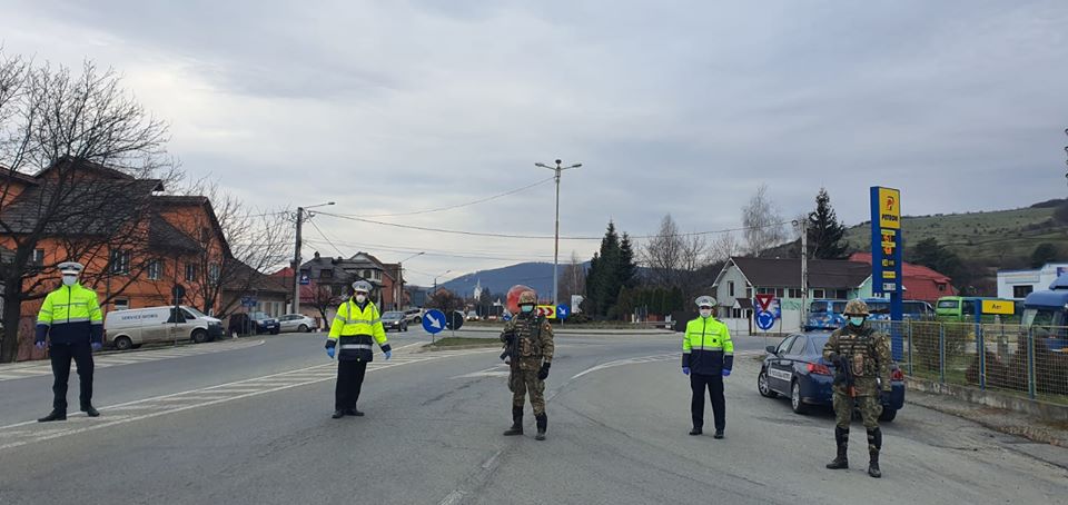 Verificări la filtrele de la intrarea în municipiul Bistriţa