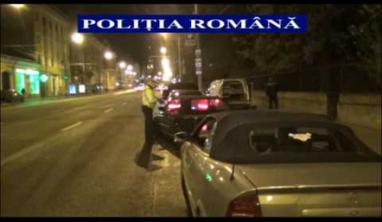 Acțiune nocturnă a polițiștilor rutieri din Cluj Napoca