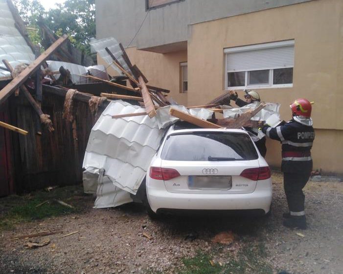 Misiuni de de înlăturare a efectelor fenomenelor meteorologice periculoase manifestate în județul Bihor în data de 28 iulie